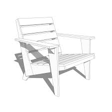 Перевод не получился по техническим причинам. Diy Modern Adirondack Chair Plans Crafted Workshop