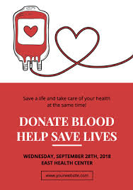 Save lives with artistic flair! Free Donation Poster Designs Designcap Poster Maker