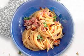 Ricetta Spaghetti Con Pancetta E Mandorle La Cucina Italiana Recipe In 2020 Pancetta Spaghetti Almond Recipes