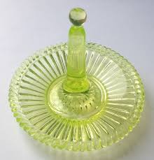 Is it safe to eat from or use uranium glass for food? Uranium Glass Ring Holder Collectors Weekly