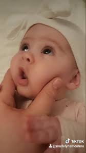 I'm reposting Madelyn's most popular video, I cant believe how tiny she is  in this one, this was 2 months ago and she has already grown SO much!! 😭❤