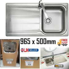 The most common kitchen sink drainer material is metal. Astracast Topaz Single 1 0 Bowl Reversible Stainless Steel Kitchen Sink Drainer For Sale