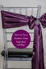 How To Tie A Chair Sash The Angled Bow Method Wedding Themes Winter Urban Wedding Venue Wedding Chairs Diy