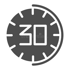 One second is equal to 1 × 10 0 to unit of time second. Half Hour Clock Stock Illustrations 583 Half Hour Clock Stock Illustrations Vectors Clipart Dreamstime