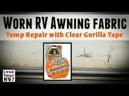 Our Dometic 9100 Power Awning Is Now Over Seven Years Old Being That We Are Full Time Rv Snowbirds Its Seen A Ton Of Sun Much O Rv Awning Rv Awning Fabric