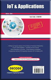Technical Publications Decode Iot And Applications For Gtu Sem Viii Ce Cse It Elective Iii R 13