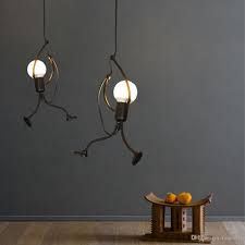 Loft Pendant Lights Climbing Man Art Hanging Lamp Metal Cord Hanger Home Decor Light Creative For Room Lighting Lamps Nordic Globe Pendant Lighting Multi Pendant Lighting From Founders 161 55 Dhgate Com