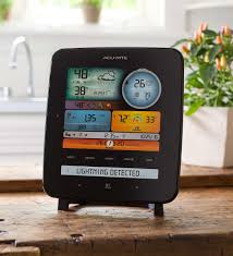 The high definition screen displays the temperature, humidity, wind speed, wind direction, rainfall and lightning data transmitted by the included sensors. Color Weather Station With Wireless 5 In 1 Remote Wind Rain And Lightning Sensor Advanced Weather Instruments Weather Stations Weather Instruments Wind Weather Instruments Weather Station Weather