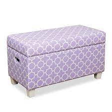 Apicizon industrial storage bench, end of bed bench with padded seat and metal shelf, shoe storage bench for bedroom, hallway, living room, entryway, rustic brown 4.4 out of 5 stars 153 $119.99 $ 119. Homepop Juvenile Storage Bench In Purple Bed Bath Beyond