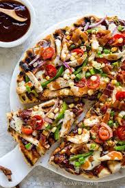 Grilled Bbq Chicken Pizza Recipe Jessica Gavin Recipe Bbq Chicken Pizza Chicken Pizza Recipes Grilled Bbq Chicken