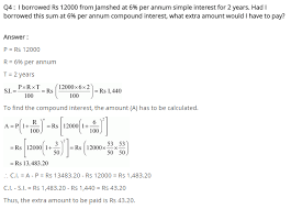 Ncert Solutions For Class 8 Maths Chapter 8 Comparing Quantities Ex 8 3 Q 7 Class 8 Math Solutions