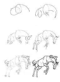Ein Pferd Zeichnen Pferde Zeichnen Tiere Zeichnen Pferd