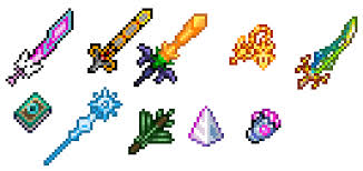 Resultado de imagem para pixel weapons