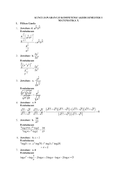 Pembahasan Soal Matematika Kelas 10 Semester 1
