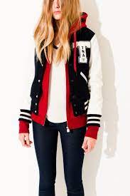 Clothing Women S Clothing Aritzia Jacket Outfit Women Baseball Jacket Outfit Letterman Jacket Outfit