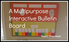 Let bright hub be the resource for bulletin board creative and vibrant bulletin boards are a staple found in most classrooms. A Multipurpose Interactive Bulletin Board Teach Preschool