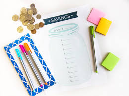 Our Money Making Month A Free Printable Savings Goal