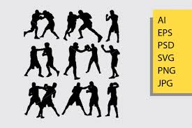 Download Boxing Silhouette Graphic By Cove703 Creative Fabrica SVG Cut Files