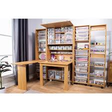 This gorgeous crafting desk addresses that need really well. Storage 4 Crafts