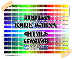 Maybe you would like to learn more about one of these? Kumpulan Daftar Kode Warna Html Lengkap Beserta Namanya Adityatekno