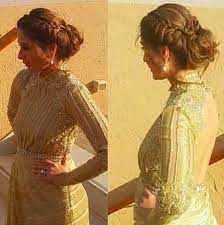 Hot The Uber Gorgeous Kareena Kapoor Seen Shooting For A Fashion Designer Brand In Dubai Indian Bridal Hairstyles Kareena Kapoor Hairstyles Bun Hairstyles
