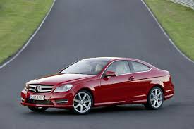 Mercedes 2013 C Class Coupe Red