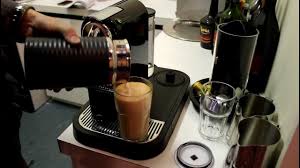 This model convinces with its premium design, the high 19 bar pump pressure, as usual with nespresso, and the integrated milk frother including a small stainless steel milk jug. De Longhi Citiz Nespresso Milk Frother Test Run Youtube