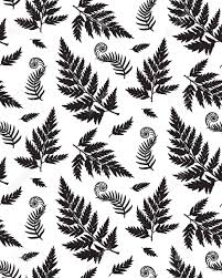 Check spelling or type a new query. Seamless Pattern With Fern Leaves And Fern Unrolling In Young Frond Black And White Silhouette Floral Vector Template Suitable For Laser Cutting Royalty Free Cliparts Vectors And Stock Illustration Image 142549494