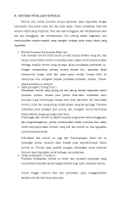 Jika kinerja anggota dpr dalam legislasi hanya didekati dengan metode kuantitatif, maka akan untuk menilai kinerja sosialisasi mengenai suatu hal, misalnya, yang dilihat hanya jumlah kegiatan. Doc H Metode Penilaian Kinerja Waode Abi Abi Academia Edu