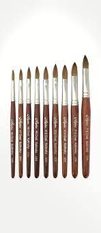 Oval Kolinsky Brushes Pad Nail Art Printer Nail Art Supplies Nail Tech