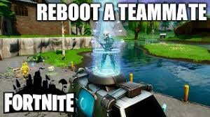 Only fellow teammates can pick up these reboot cards, and it takes half a second to pick up, so don't worry about leaving yourself vulnerable for extended the interaction time to revive teammates from reboot vans in fortnite is 10 seconds, so you'll want to build around yourself and keep a lookout for. Fortnite How To Reboot A Teammate Youtube