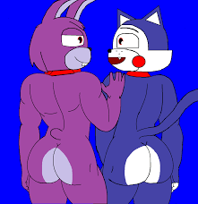 Rule 34 - Ass Bonnie (fnaf) Butt Candy (fnac) Couple Couple (romantic)  Domestic Cat Feline Five Nights At Candys Five Nights At Freddys Gay  Malemale Muscles Muscular Muscular Male Rabbit Smile | 6831856