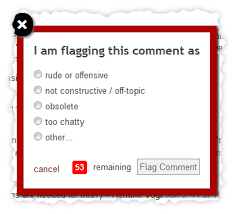What Are Valid Reasons For Flagging Comments Meta Stack Exchange