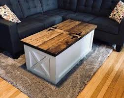 Farmhouse Storage Coffee Table Free Shipping Etsy Coffee Table Farmhouse Coffee Table Wood Farmhouse Coffee Table Sets