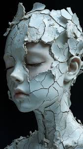 Free Cracked Clay Statue Image