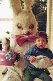 Bunnies, chicks, easter baskets and other fun easter coloring for the kids. These Could Be Some Of The Most Terrifying Easter Bunnies Ever As Creepy Characters Cuddle Kids