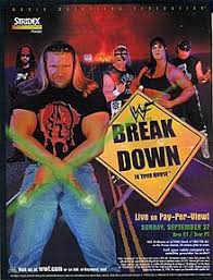 What better show to look at this week than st. Breakdown In Your House Wikipedia