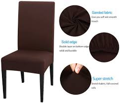 If you have suggestions or best offer please contact us. Ceremony Banquet Wedding Party Spandex Fabric Washable Removable Short Dining Chair Protector Cover For Dining Room Inmozata Stretch Dining Chair Covers Chocolate 6 Per Set Hotel Dining Chair Slipcovers Slipcovers Femsa Com