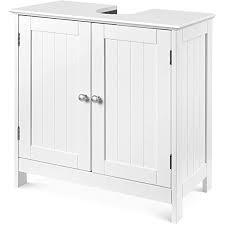 Vasagle Waschbeckenunterschrank Unterschrank Badezimmerschrank 2 Turen Mit Verstellbarer Einlegebod In 2020 Waschtischunterschrank Waschbeckenunterschrank Unterschrank