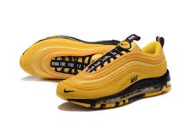 Nike Air Max 97 Mens Black And Blue Nike Air Max 97 Premium Yellow Black 312834 700 Sneaker Men S Shoes Nike Air Max 97 Nike Air Max Sneakers Men Fashion