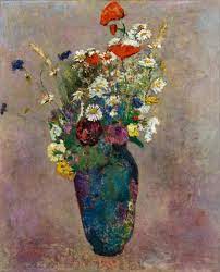 Vincent painted a total of five large canvases with sunflowers in a vase, with three shades of yellow 'and nothing else'. Vase With Flowers By Odilon Redon Reproductions Most Famous Paintings Com