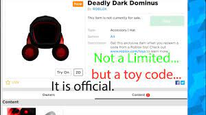 Roblox toy codes & new dominus for series 7 & celebrity series 5 ️dominus palliolum. New Dominus Deadly Dark Dominus Toy Code Youtube