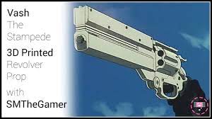 This energetic japanese character from the anime and manga series trigun shaped our childhood visions of who a real hero should be. 3d Printed Vash The Stampede Revolver From Trigun W Smthegamer Youtube