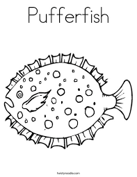 Coloring pages are fun for children of all ages and are a great educational tool that helps children develop fine motor skills, creativity and color recognition! Pufferfish Coloring Page Twisty Noodle