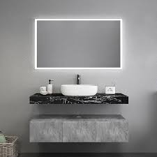 Floating vanities can come in single or double sink installations to accommodate both small and large bathrooms and can also be purchased without tops. Modern 48 Floating Bathroom Vanity Set Wall Mount Vessel Single Sink Vanity With Drawers Black Marble Floating Bathroom Vanity Floating Bathroom Vanities Modern Bathroom Vanity
