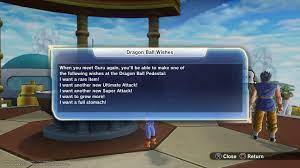 Oct 25, 2016 · when you get all the dragon balls in dragon ball xenoverse 2 you will get to make a wish. Psa You Get Extra Shenron Wishes When You 100 Guru S House Dbxv