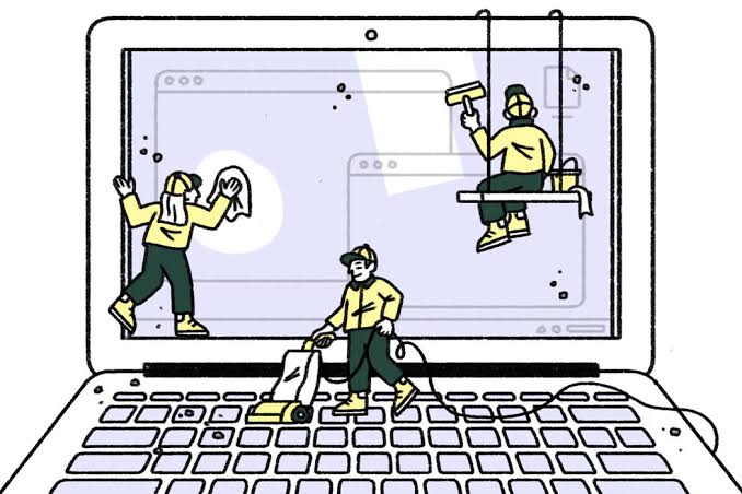 Resultado de imagen de limpieza de computadoras"