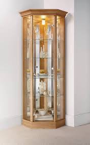Sea shells, old clocks, holiday mementos. Corner Cabinet With Pelmet Glass Display Case Oak Dark Oak Or Mahogany Moveable Glass Shelves Glass Cabinets Display Cupboard Design Home Interior Design