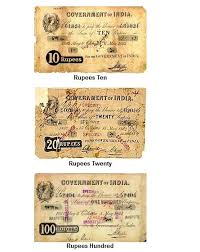 paper currency in India