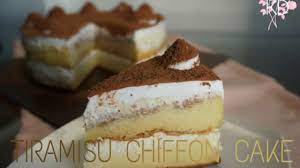 Tiramisu cake roll with traditional italian filling. Resep Tiramisu Chiffon Cake Simple Easy Tiramisu Chiffon Cake Recipe Asmr Cooking Youtube